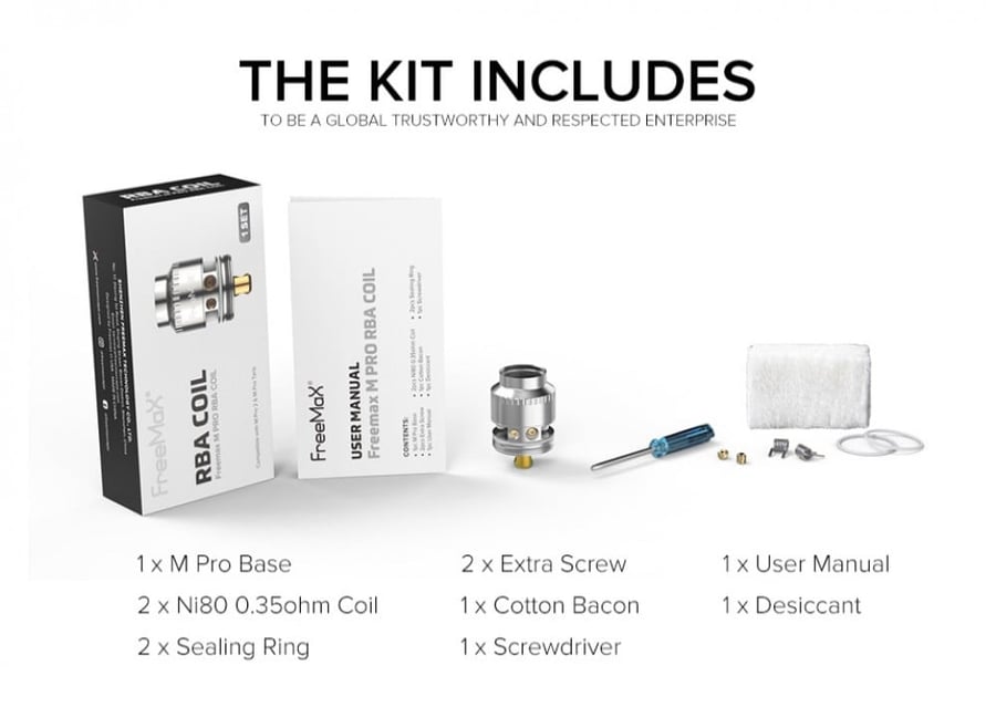 تانك احترافي فري ماكس M Pro RBA Coil