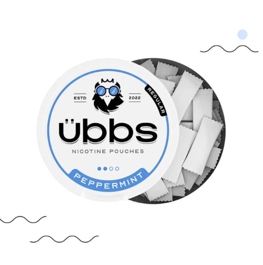 اوبس اظرف نيكوتين نعناع ايس ÜBBS PEPPERMINT NICOTINE POUCHES