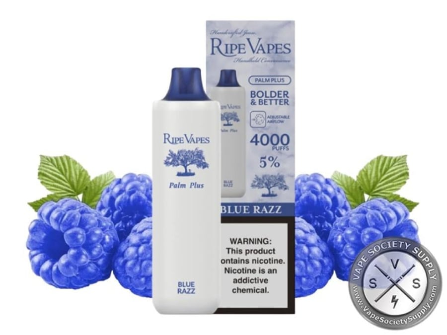 سحبة رايب فيب 4000 موشة نكهات متنوعة - Ripe Vapes 4000 Puffs