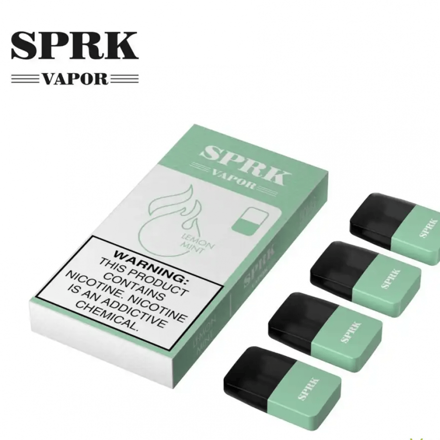 بود معبأ مايلي الجديد V4 ليمون نعناع SPRK VAPOR LEMON MINT V4
