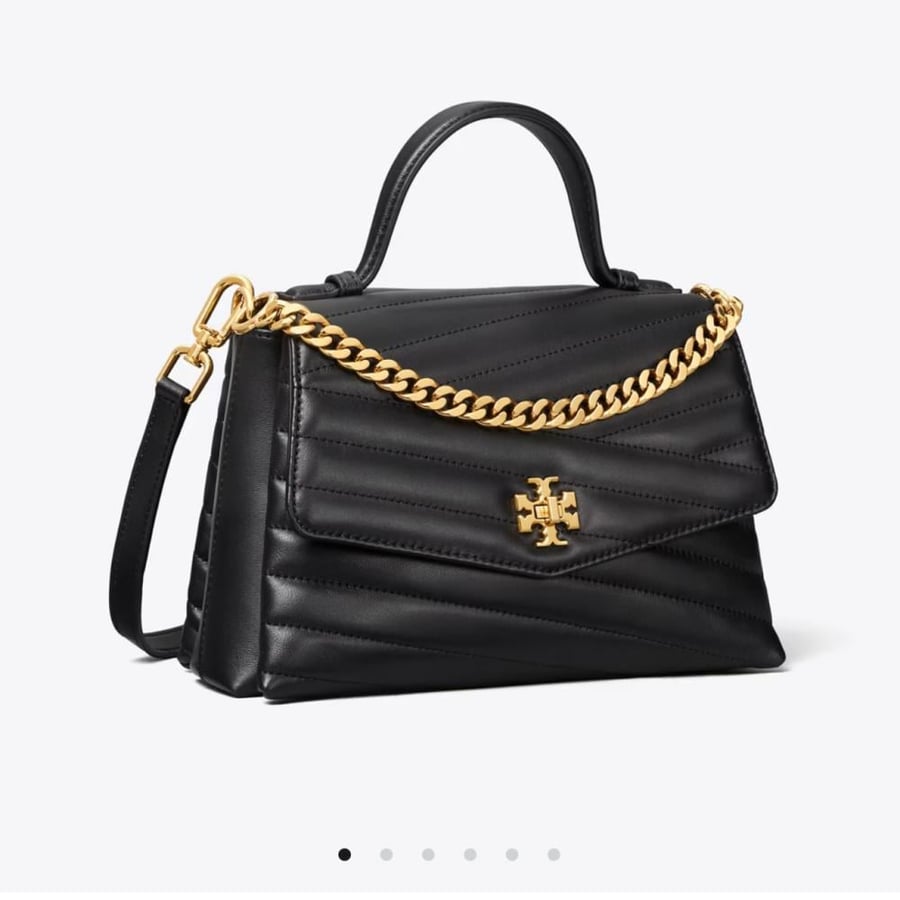 KIRA CHEVRON TOP-HANDLE SATCHEL