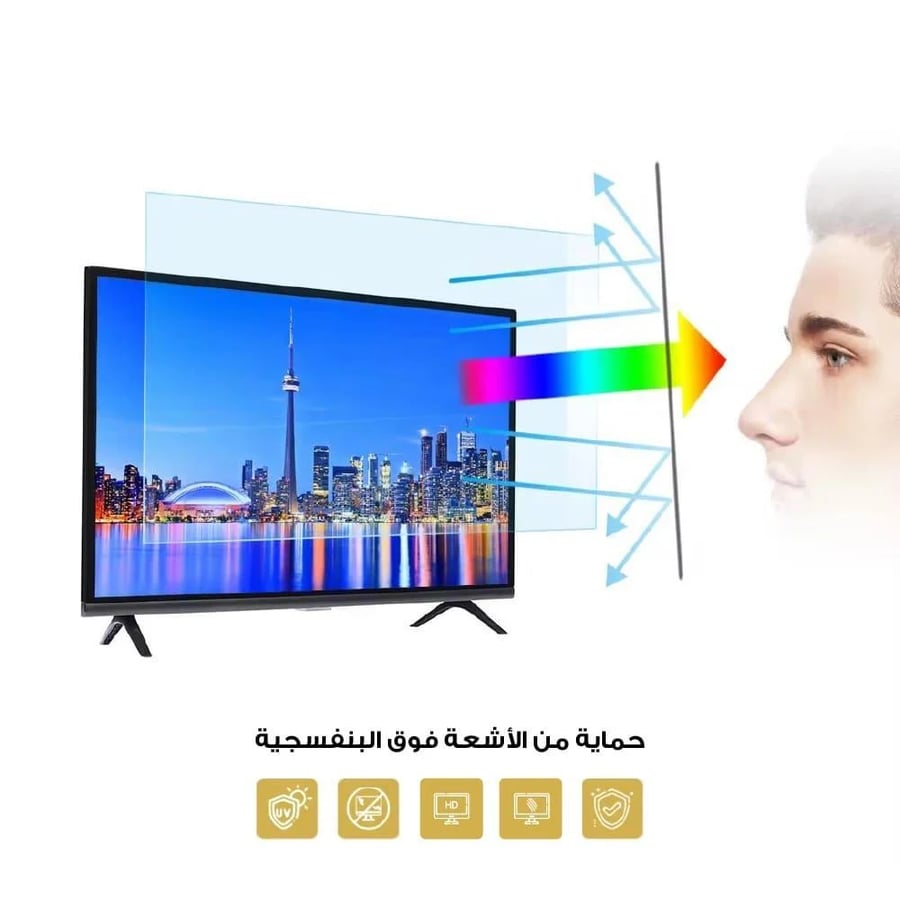 واقي شاشة التلفزيون 98 بوصة ضمان كسر المنتج مدى الحياة.