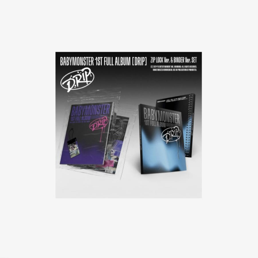 BABYMONSTER 1st FULL ALBUM [DRIP] ZIP LOCK Ver. / BINDER Ver