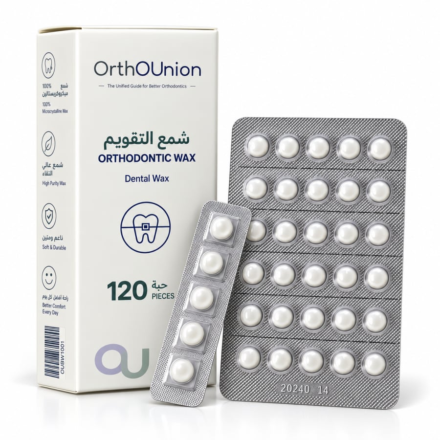 OrthOUnion Orthodontic Wax 120 Individually Sealed Pieces