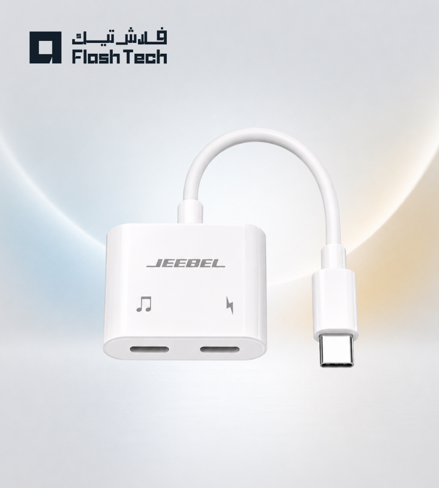 محول Jeebel USB-C Audio + Charge RockSta
