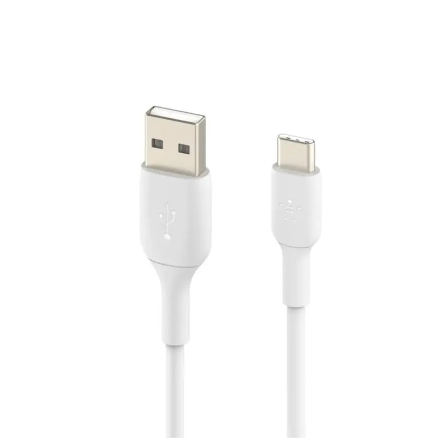 بيلكن - كيبل شحن تايب سي الى usb بطول 2 متر - ابيض