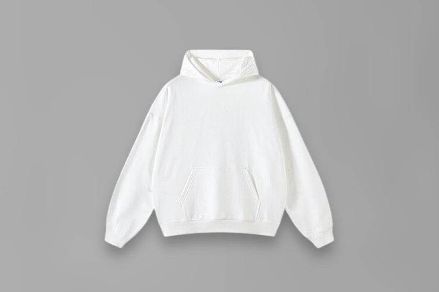 WHITE HOODIE -هودي ابيض