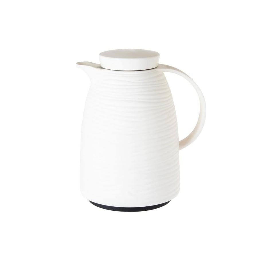 Thermos for tea and coffee, single, 1.5-liter capacity, white