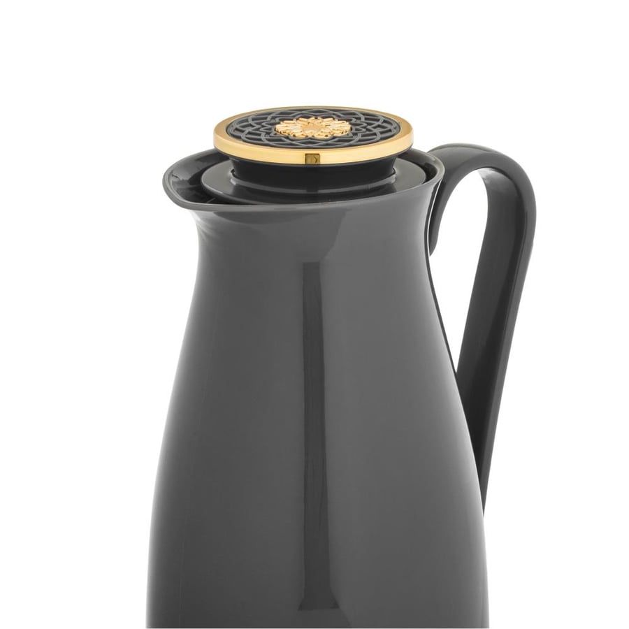 Alaska thermos 1 liter gray color with gold