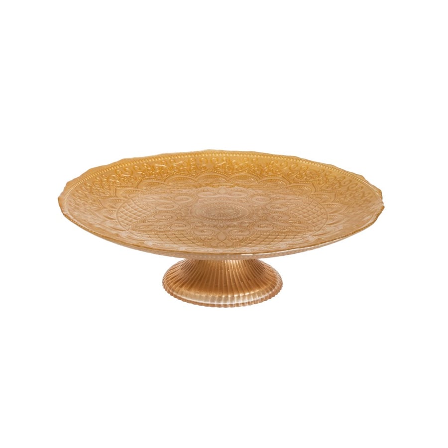 Serving plate with Turkish glass base 32 cm