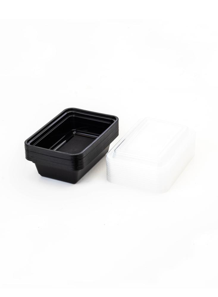 Food storage container set made of plastic 7 pieces