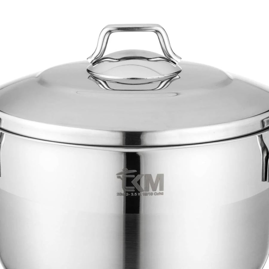 Luxury Turkish stainless steel pot set 18/10 stainless steel lid 9 pieces