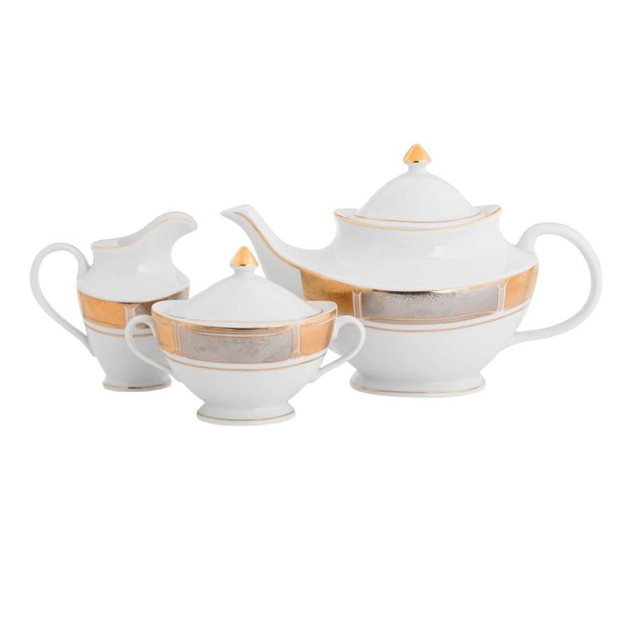 Tea set Richefain of porcelain 24 pieces for 6 persons