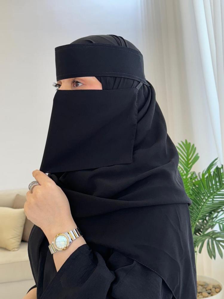 نقاب مشبك "قصير"
