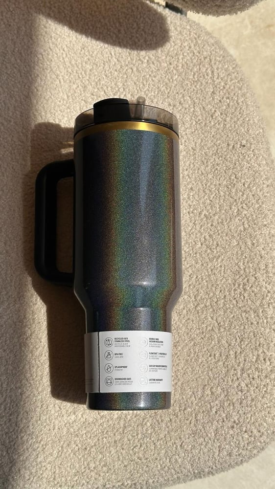 Stanley Black Midnight Glitz Shimmer Tumbler Limited Edition40oz
