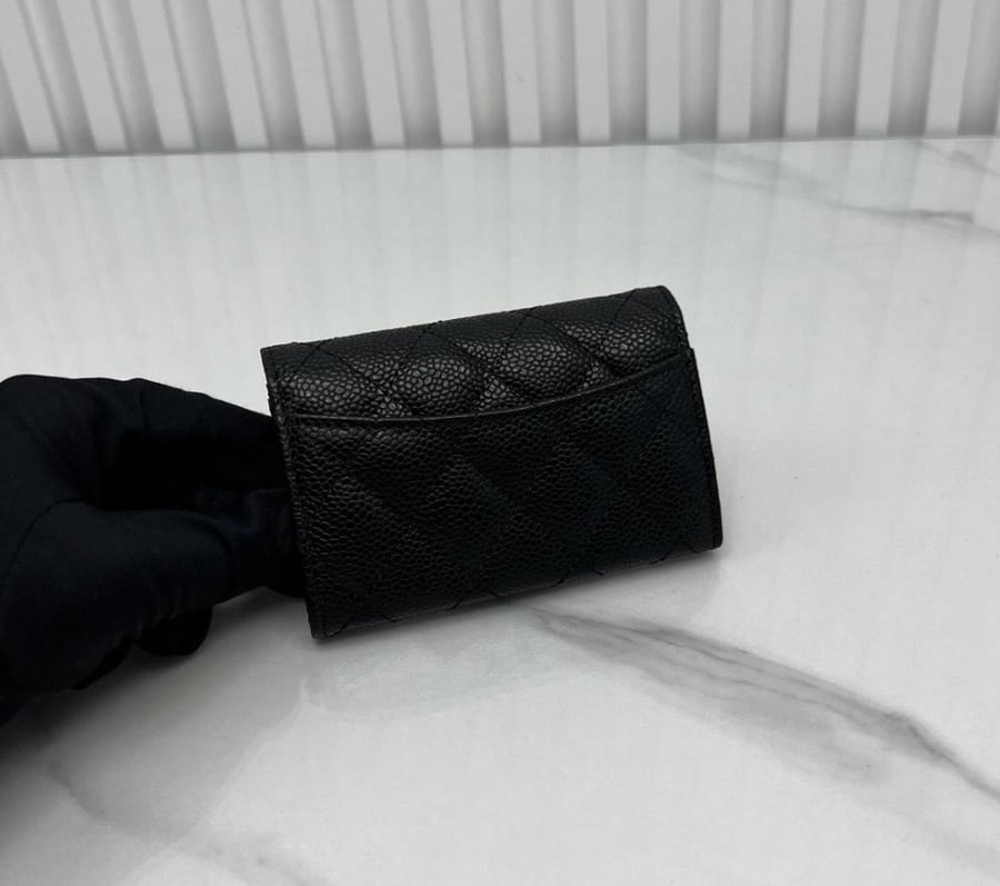 Chanel card holder "silver"