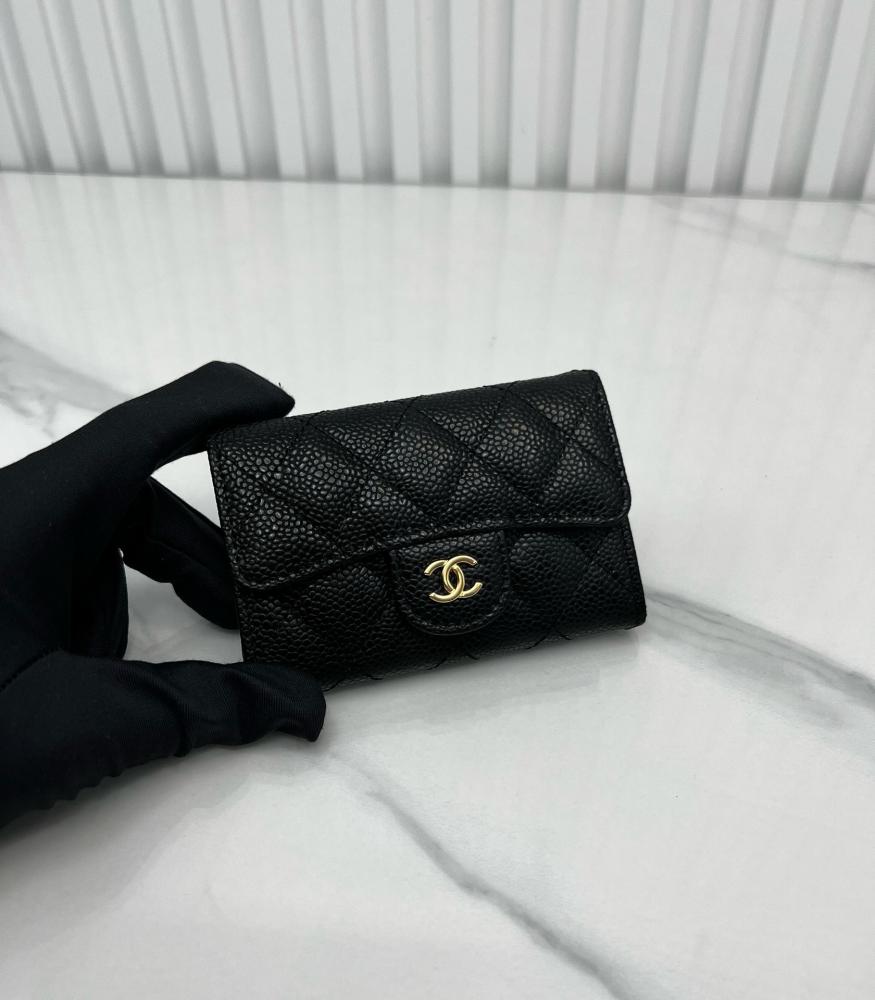 Chanel card holder "silver"