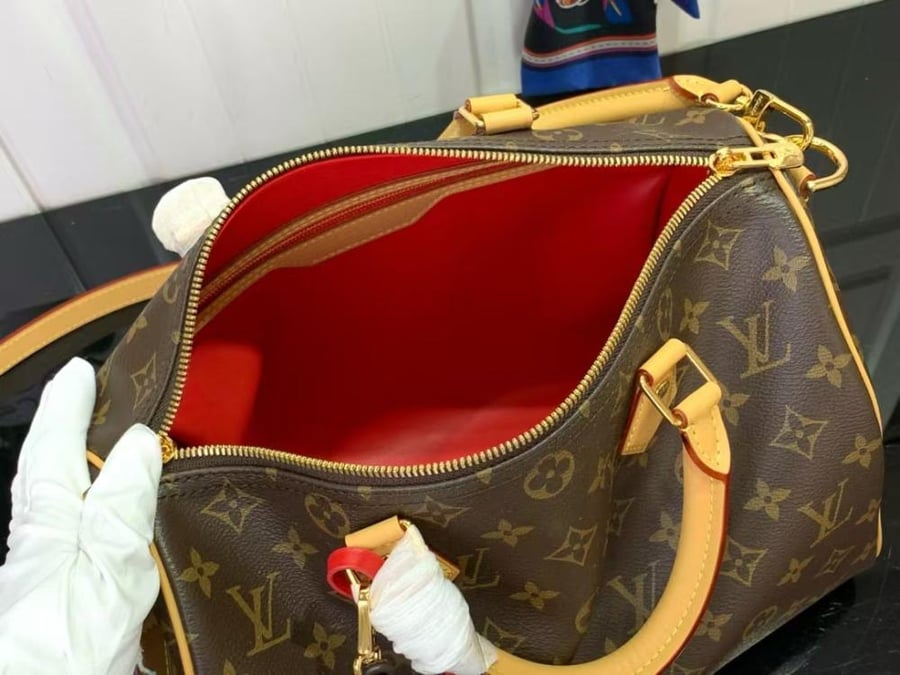 شنطة لوي فيتون سبيدي سوفت 30 كرافتي بني