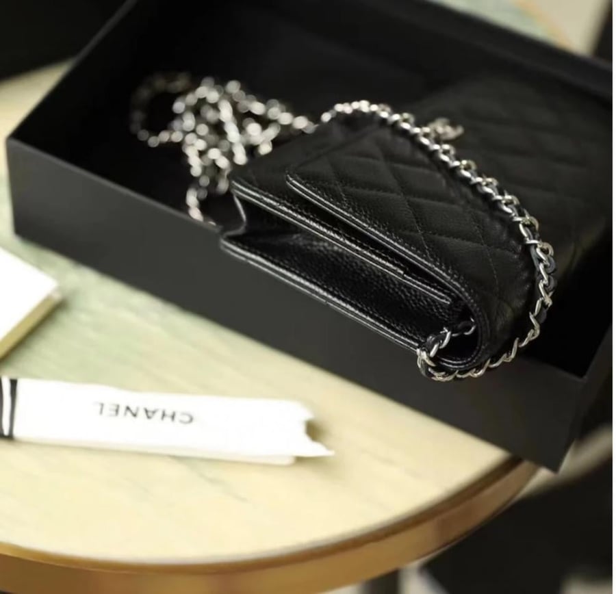 Chanel Crossbody Bag "Silver" 19.2cm