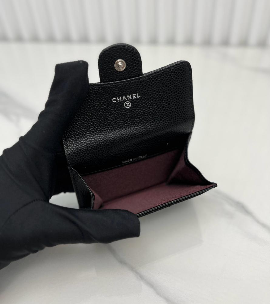 Chanel card holder "silver"