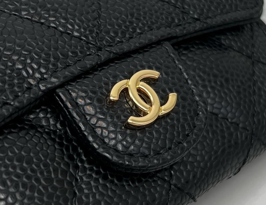 Chanel card holder "silver"
