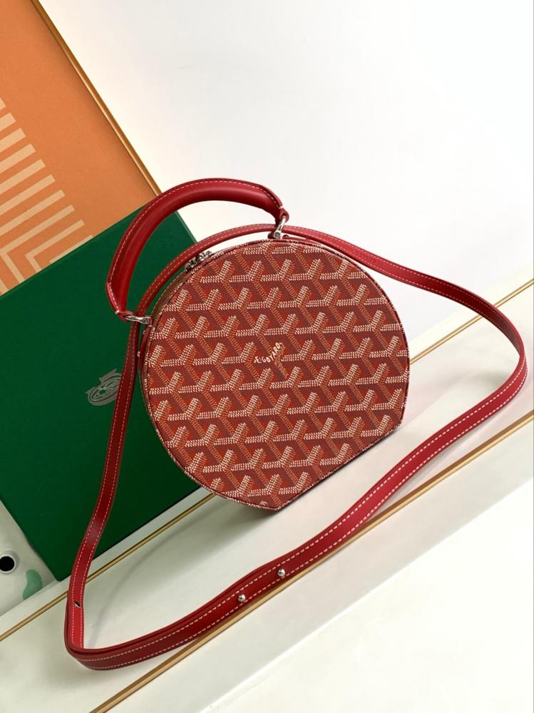 شنطة جويارد كروس برغندي مقاس 18cm