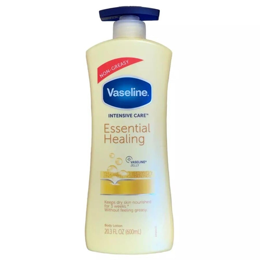 فازلين لوشن الجسم العلاج الأساسي 400 مل - Vaseline Intensive Care Essential Healing Body Lotion 400ml