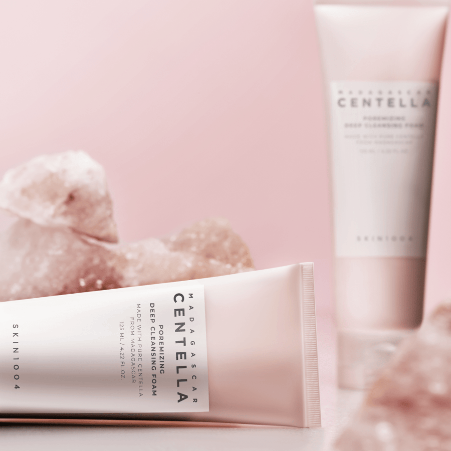 غسول رغوي سكين1004 سينتيلا مدغشقر لتنظيف المسام العميق 125 مل - SKIN1004 Madagascar Centella Poremizing Deep Cleansing Foam 125ml