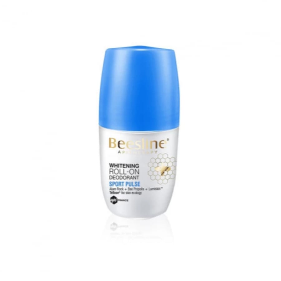 مزيل عرق بيزلين رول أون للتفتيح سبورت بلس 48 ساعة 50 مل - Beesline Whitening Roll-On Deodorant Sport Pulse 48H 50ml
