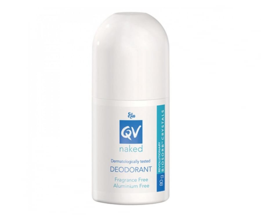 QV QV Naked Deodorant 80g, fragrance-free, aluminum-free