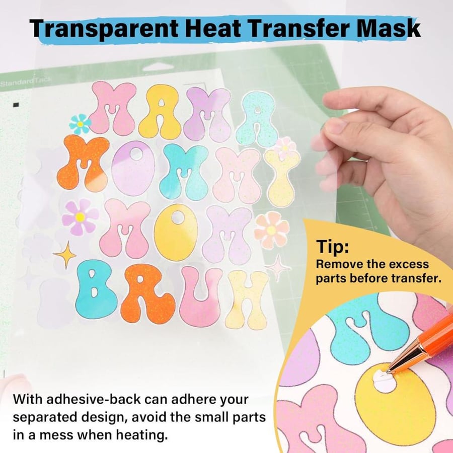 TeckWrap Heat Transfer Mask A4 - 15 Sheets