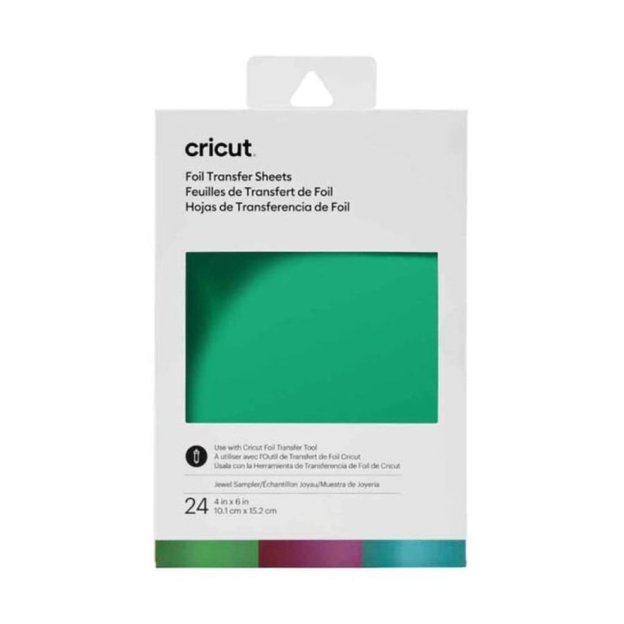 Cricut Foil Transfer Sheets Sampler 10.1×15.2cm 24 sheets