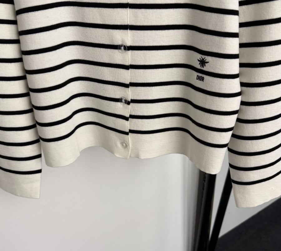 Black and white sweater