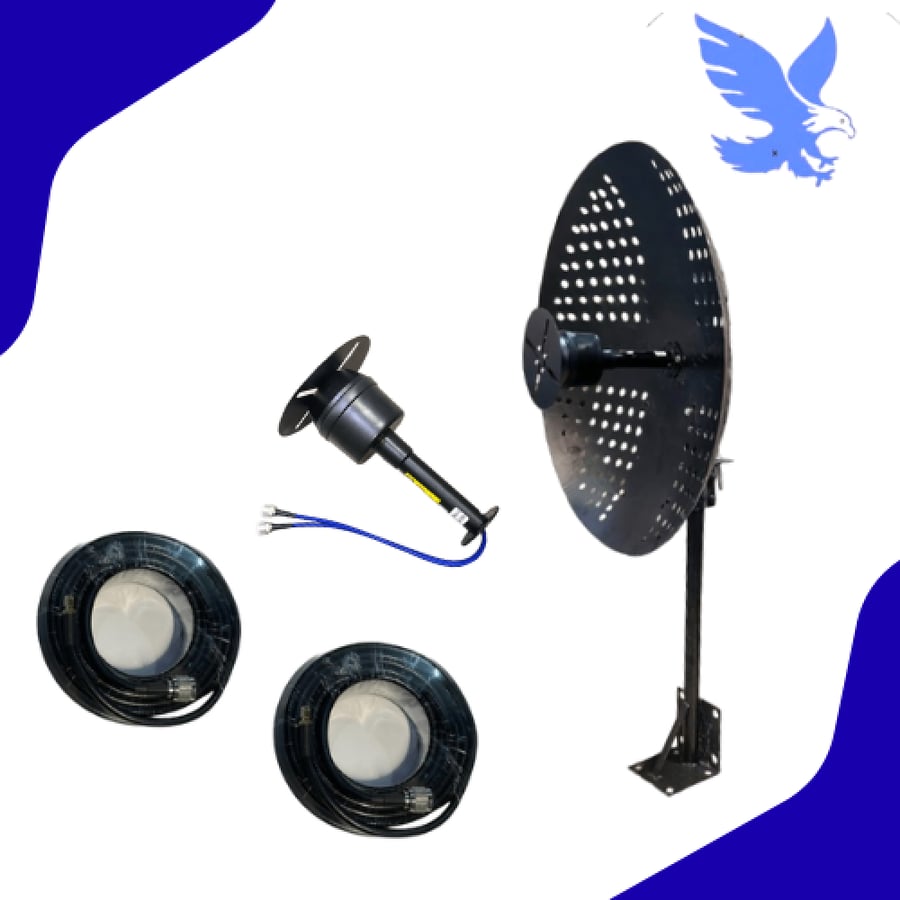 Comprehensive installation package without router, antenna, signal booster network 48dbi with cables and base