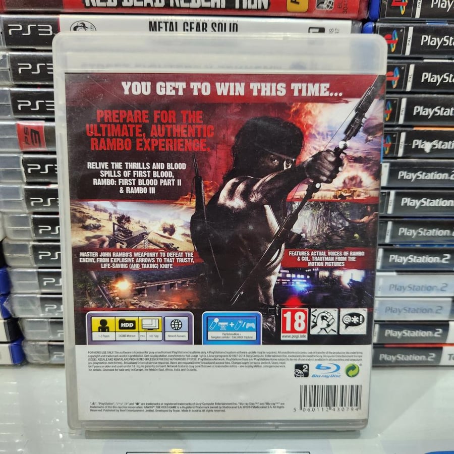 PS3 rambo the video game