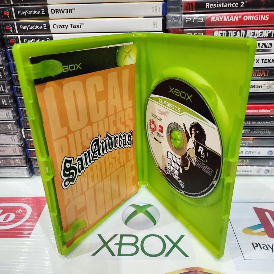 Xbox grand theft auto san andreas