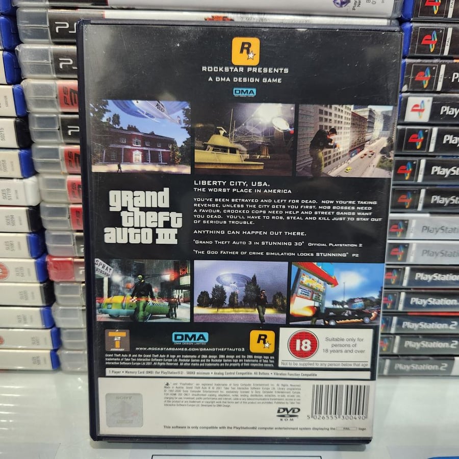 PS2 grand theft auto 3