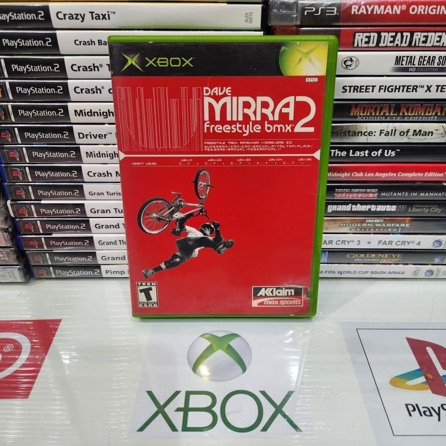 Xbox dave mirra freestyle bmx 2 يوجد ضرر بالغلاف الخارجي