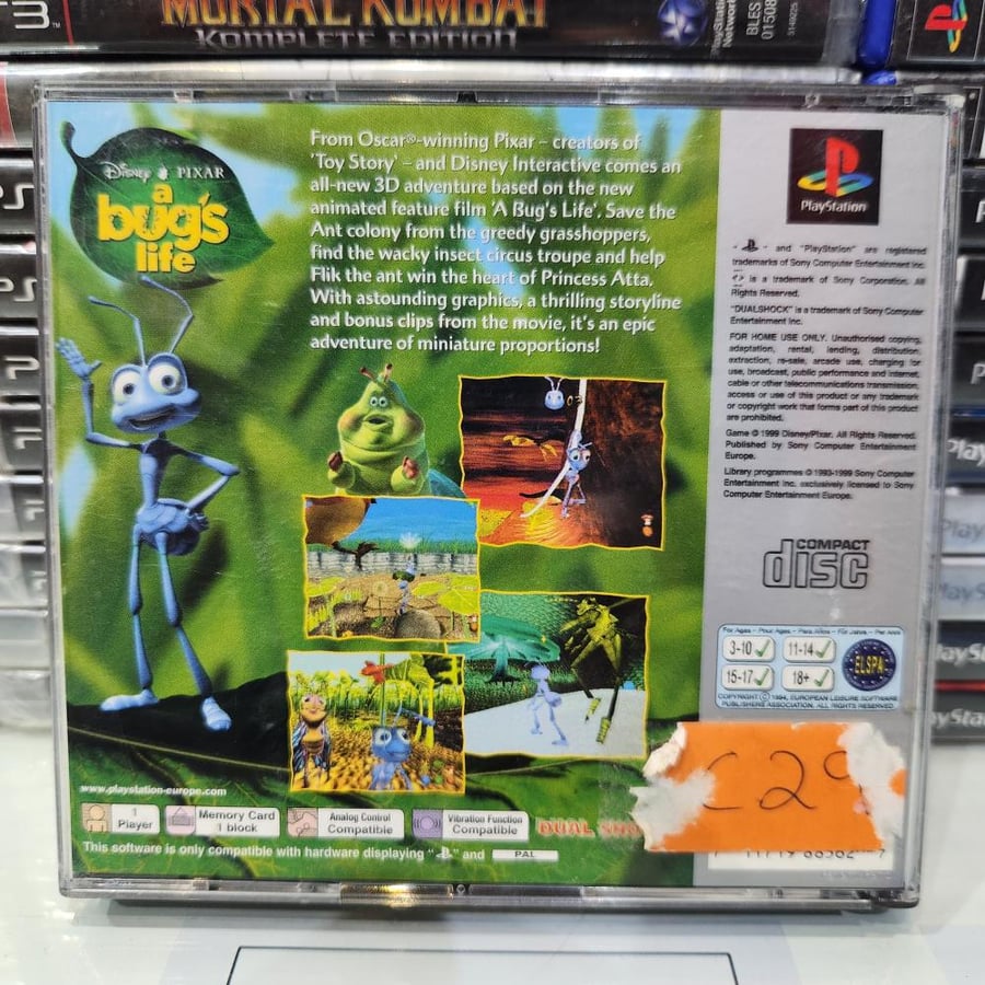 PS1 disney's pixar a bugs life