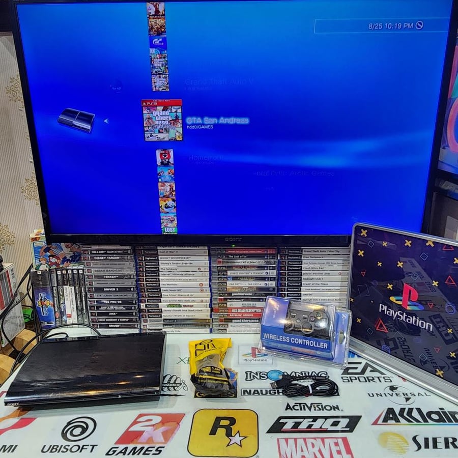 PS3 بلاستيشن ثري حجم  ون تيرا مبرمج