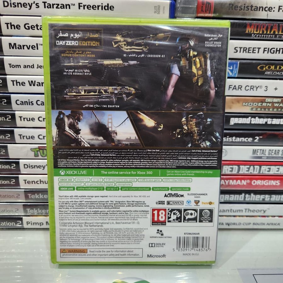 XBOX360 call of Duty advanced warfare جديد