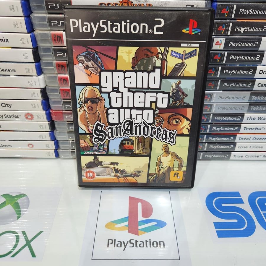 PS2 grand theft auto san andreas