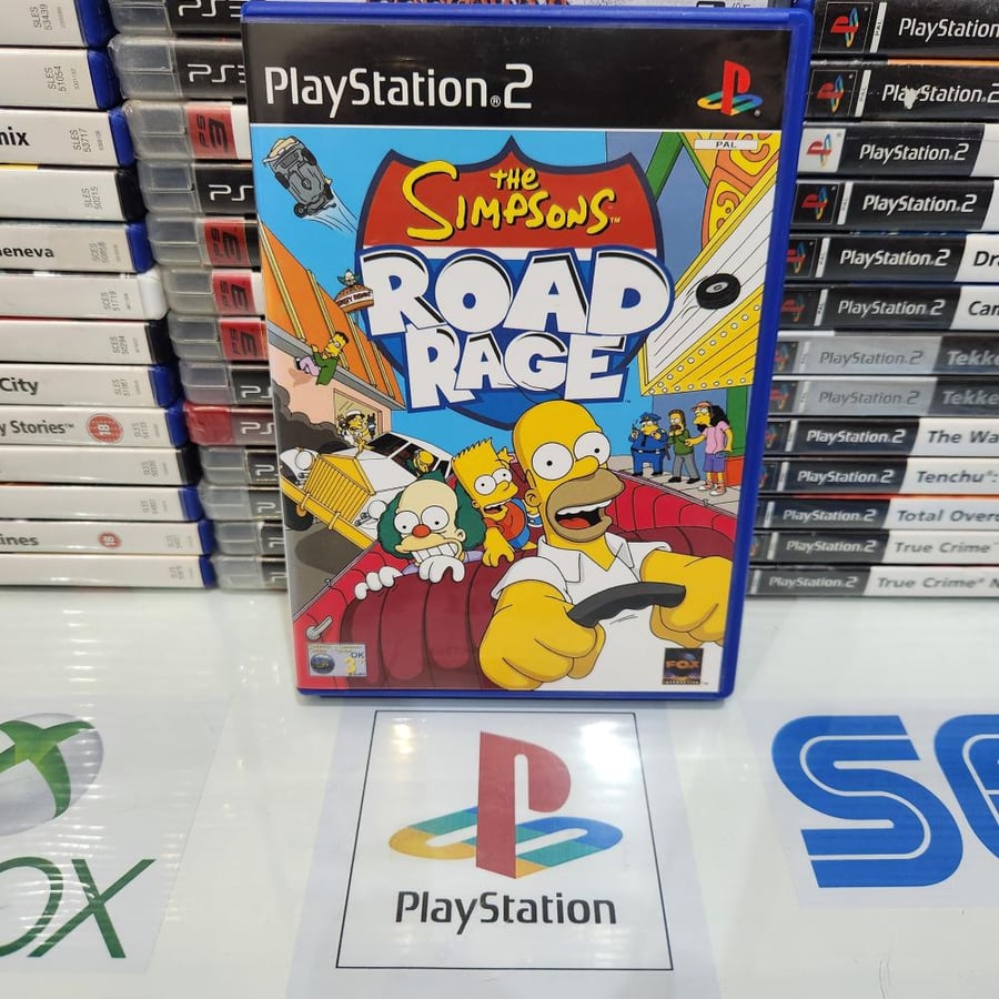 PS2 the Simpsons road Rage
