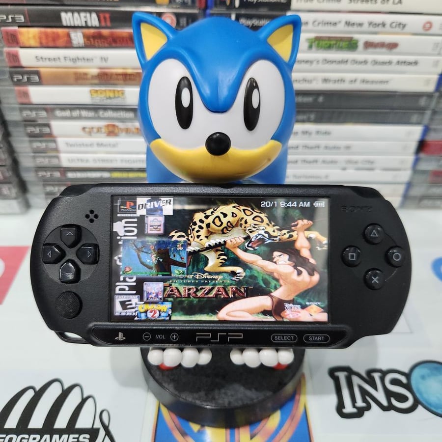 PSP جهاز بي اس بي مبرمج بداخله ١٤٠٠ لعبة ( موديل ستريت )