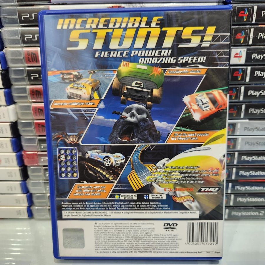 PS2 hot wheels stunt track challenge