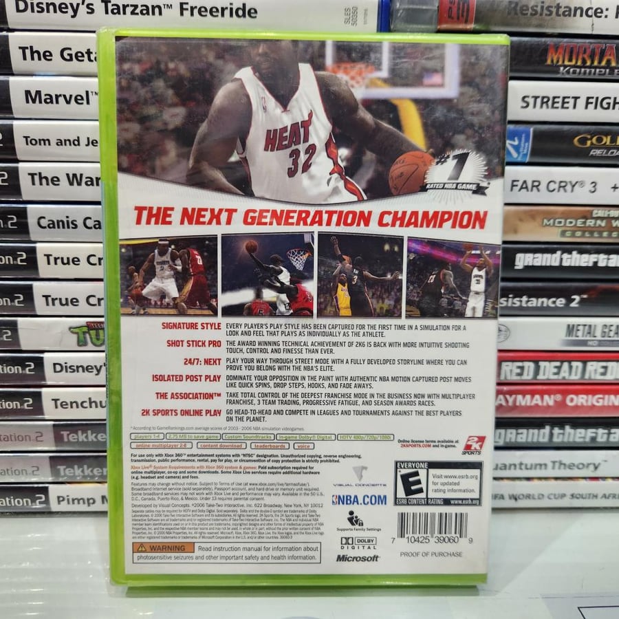 XBOX360 nba 2k7 جديد