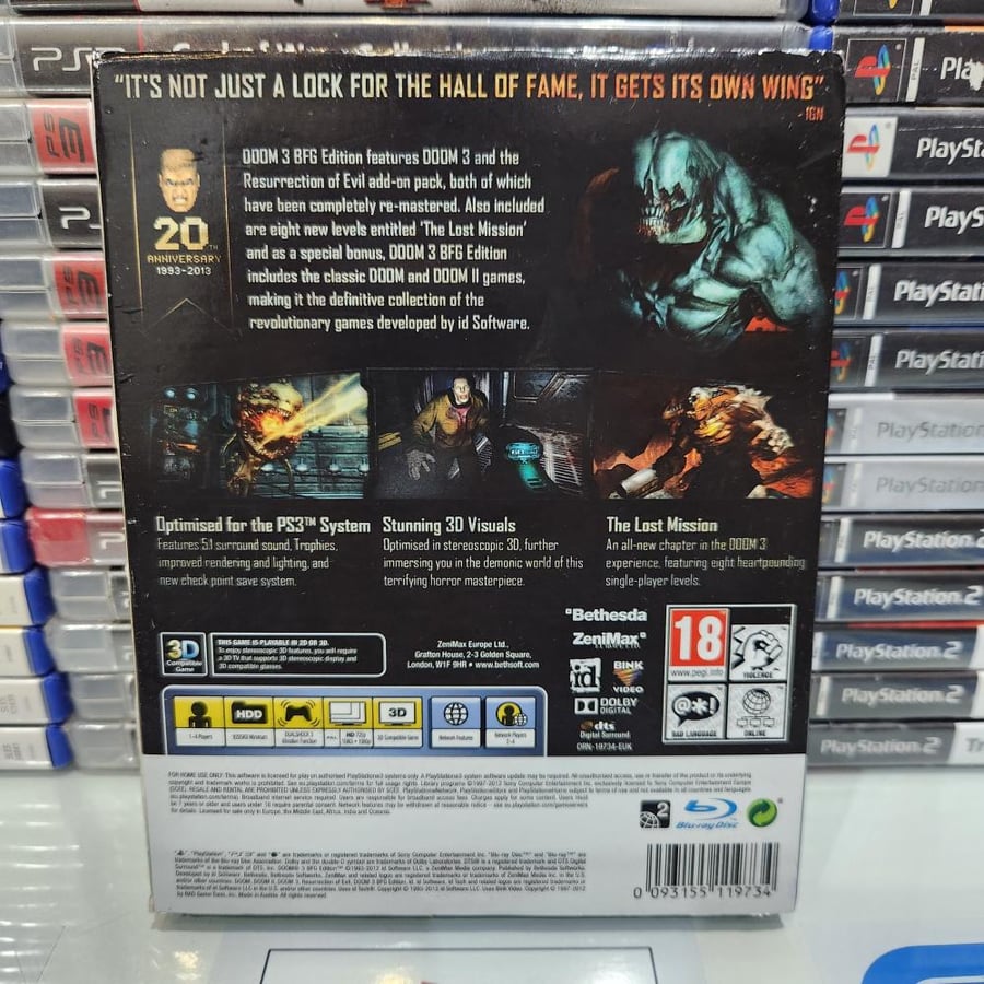 PS3 doom 3 bfg edition