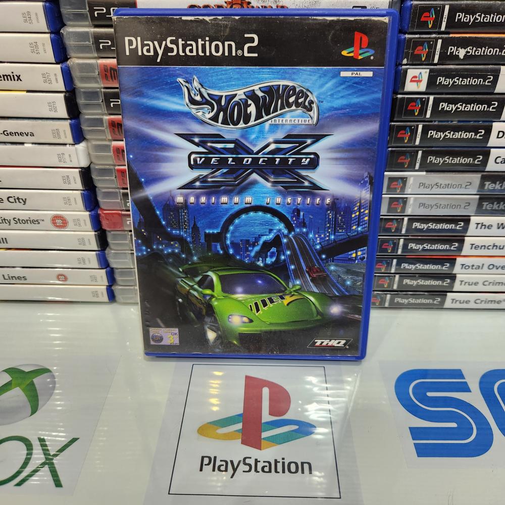 PS2 hot wheels velocity x maximum justice