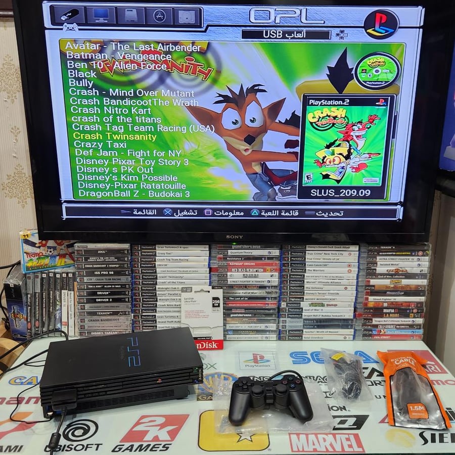 PS2 جهاز بلاستيشن تو مبرمج
