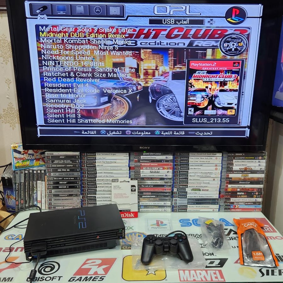 PS2 جهاز بلاستيشن تو مبرمج